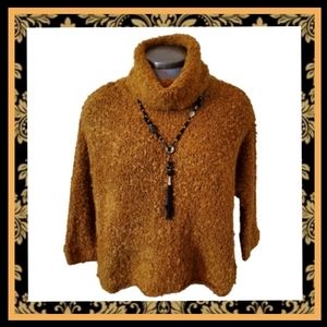CURLY KNIT ☆ AUTUMN TURTLE NECK SWEATER ☆ NWT
